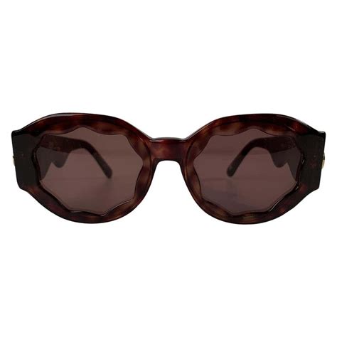 Gianni Versace Vintage Brown Medusa Mint Sunglasses Mod.